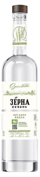 Изображение товара Водка «Зерна Севера» Россия, 0,7 л