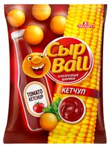Изображение товара Шарики кукурузные «Русскарт» Сыр Ball Кетчуп, вес