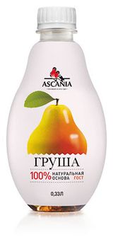 Изображение товара Напиток газированный Ascania Груша, 370 мл