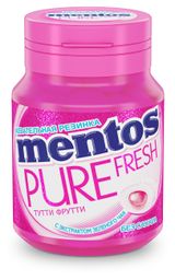 Изображение товара Резинка жевательная Mentos Pure Fresh Тутти-Фрутти, 54 г