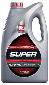 Изображение товара Масло моторное «Лукойл» Супер 10W40 полусинтетическое, 4 л