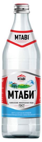 Изображение товара Вода минеральная «МТАБИ» Нагутская -26 с газом, 450 мл