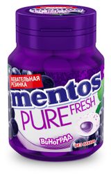 Изображение товара Резинка жевательная Mentos Pure Fresh Виноград, 54 г