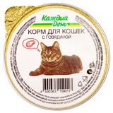 Изображение товара Корм для кошек «Каждый день» с говядиной, 100 г