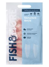 Изображение товара Тилапия замороженная Fish&More филе без кожи, 500 г
