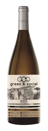 Изображение товара Вино Green&Social Verdejo DO белое сухое Испания, 0,75 л