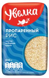 Изображение товара Рис длиннозерный «Увелка» Восточный пропаренный, 800 г