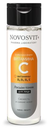 Изображение товара Лосьон-тоник для лица Novosvit с витамином С, 200 мл