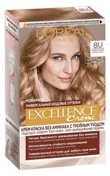 Изображение товара Краска для волос L'Oreal Paris Excellence Creme Универсальный светло-русый 8U без аммиака, 192 мл