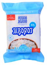 Изображение товара Творог «Рузское молоко» брикет 5% БЗМЖ, 200 г