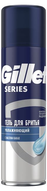 Изображение товара Гель для бритья Gillette Series Moisturizing Увлажняющий Великобритания, 200 мл