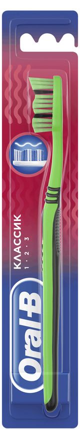 Изображение товара Зубная щетка Oral-B Classic 3-Effect средняя жесткость Ирландия, 1 шт