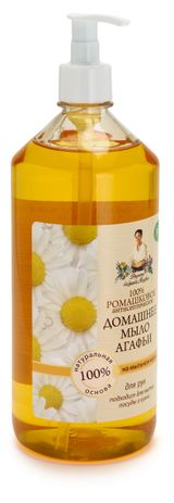 Изображение товара Жидкое мыло домашнее «Рецепты Бабушки Агафьи» Ромашковое, 1 л