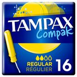 Изображение товара Тампоны гигиенические Tampax Compak Regular с аппликатором, 16 шт