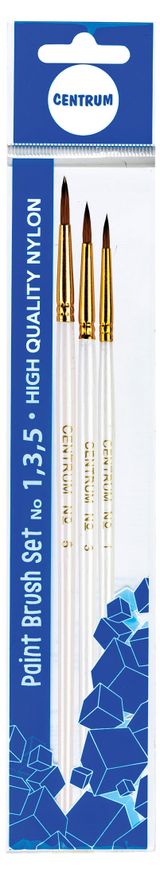 Изображение товара Набор кистей Centrum нейлон, 3 шт