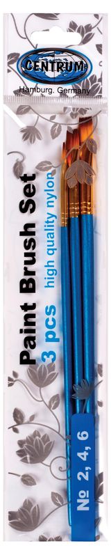 Изображение товара Набор кистей Centrum нейлон, 3 шт