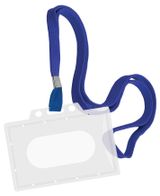 Изображение товара Бейдж Centrum горизонтальный с синей лентой