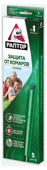 Изображение товара Стержень от комаров «Раптор», 5 шт
