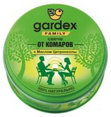 Изображение товара Свеча репеллентная от комаров Gardex Family белая до 30 часов, 110 г