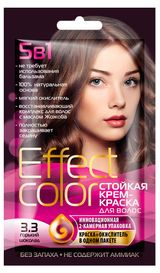 Изображение товара Крем-краска для волос Effect Color Горький шоколад тон 3.3, 50 мл