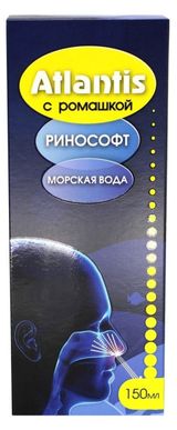 Изображение товара Морская вода для промывания носа «Аклен» Atlantis ринософт с ромашкой, 150 мл