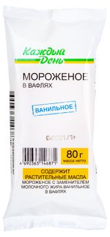 Изображение товара Мороженое «Каждый день» брикет ЗМЖ, 80 г
