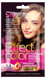 Изображение товара Крем-краска для волос Effect Color Золотистый Каштан тон 5.3, 50 мл