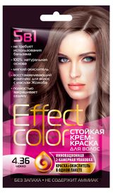 Изображение товара Крем-краска для волос Effect Color Мокко тон 4.36, 50 мл