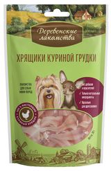 Изображение товара Лакомство для собак «Деревенские лакомства» хрустящая куриная грудка, 30 г