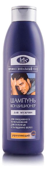 Изображение товара Шампунь для волос Iris Men Профессиональный уход  Укрепляющий, 1 л