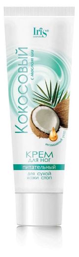 Изображение товара Крем для ног Iris Кокосовый с маслом ши, 100 мл