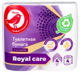 Изображение товара Туалетная бумага АШАН Красная птица 4 слоя, 4 рулона