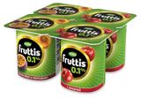 Изображение товара Йогуртный продукт Fruttis вишня/персик-маракуйя 0,1% БЗМЖ, 110 г