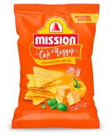 Изображение товара Чипсы кукурузные Mission со вкусом сыра Чеддер, 150 г