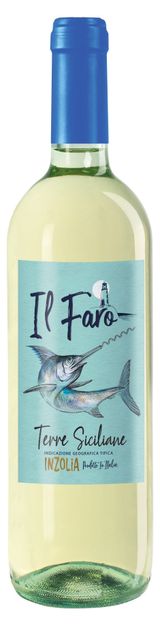 Изображение товара Вино IL Faro Inzolia белое сухое Италия, 0,75 л