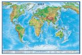 Изображение товара Карта настенная физическая «Атлас Принт» Мир, 1х0,7 м