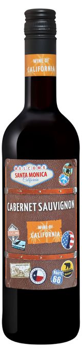 Изображение товара Вино Santa Monica Cabernet Sauvignon красное сухое США, 0,75 л