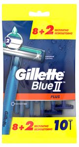 Изображение товара Бритва одноразовая мужская Gillette Blue2 Plus, 10 шт