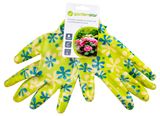Изображение товара Перчатки садовые Garden Star из полиэстера с нитрильным обливом зеленые, р L