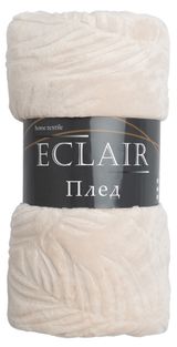 Изображение товара Плед ECLAIR Листья кремовый, 150х200 см     