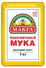 Изображение товара Мука пшеничная MAKFA, 1 кг