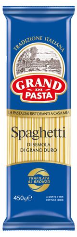 Изображение товара Макаронные изделия Grand di Pasta Spaghetti спагетти, 450 г