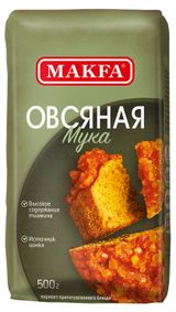 Изображение товара Мука MAKFA овсяная, 500 г