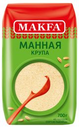 Изображение товара Крупа манная Makfa из твердых сортов пшеницы, 700 г