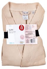 Изображение товара Халат Actuel вафельный бежевый, L-XL