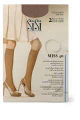 Изображение товара Гольфы женские SiSi Miss 40 den Bronze светло-бежевые р. универсальный, 2 пары