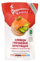 Изображение товара Хлебцы гречневые Lope-Lope БИО с отрубями и семенами льна постные без глютена и дрожжей, 60 г