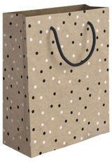 Изображение товара Пакет АШАН Красная птица крафтовый подарочный, 26x32 см