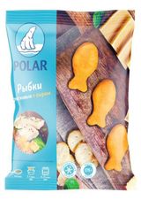 Изображение товара Рыбки тресковые наггетсы POLAR из трески и путассу с сыром замороженные, 375 г