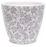 Изображение товара Горшок Гобелен керамический белыйбез поддона,  Ø15 см